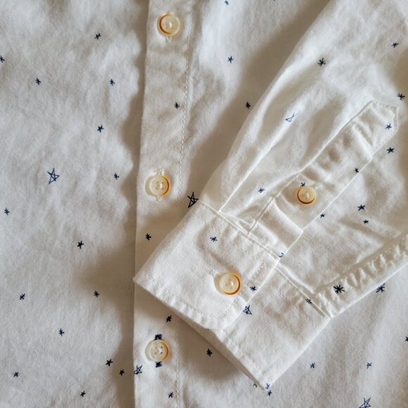 NWT ZARA BOYS PRINTED TWILL SHIRT SIZE 7 - Picture 3 of 6